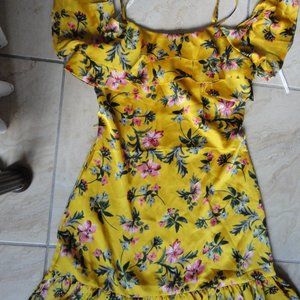 Women´s Avec Les Filles  Dress - Marigold Multi  - Size 6.